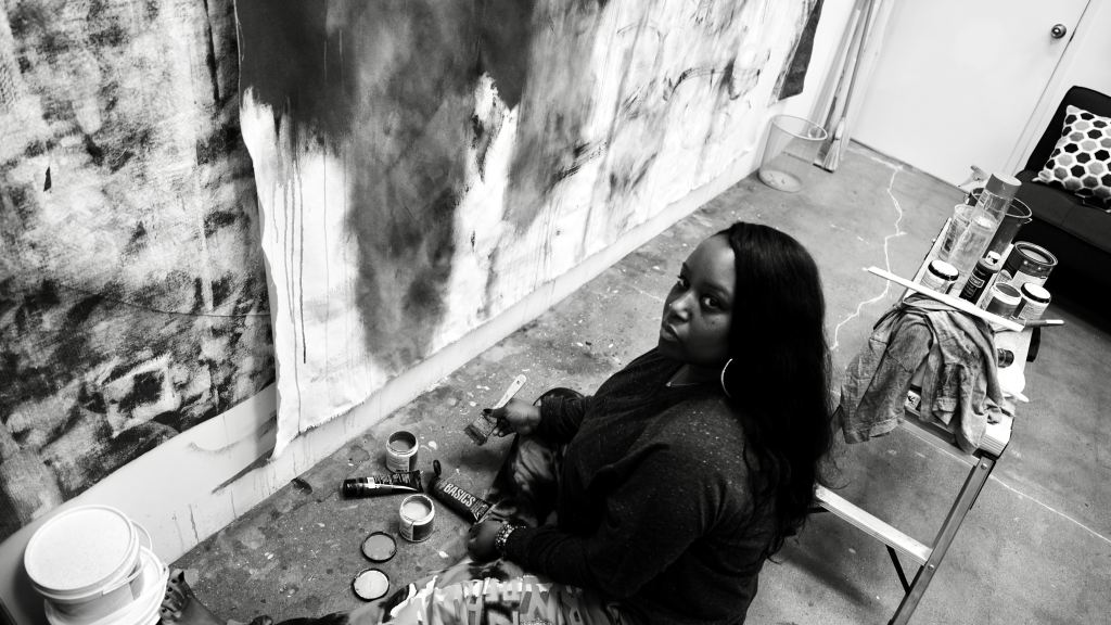 Ashley Cole contemporary artwork by one of today’s leading women abstract painters